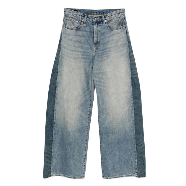 デニム・ジーパン R13 'Insert D'arcy' Jeans INSERT D'ARCY LOOSE JEAN - VINTAGE INDIGO COLORBLOCK - R13