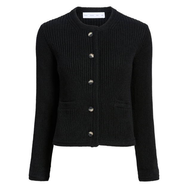 トップス 50s-60s WILSON lettered cardigan black Vintage Black Wool College Letterman Cardigan Sweater 1960s