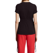 Ruched Side Tie T-Shirt