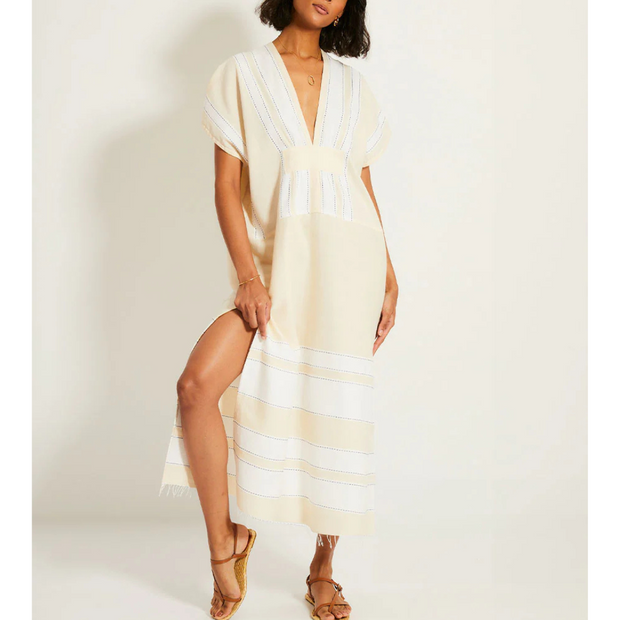 Gasira Caftan in Bebre Cream