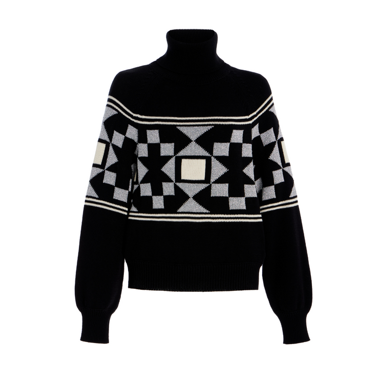 Lara Fairisle Turtleneck Sweater