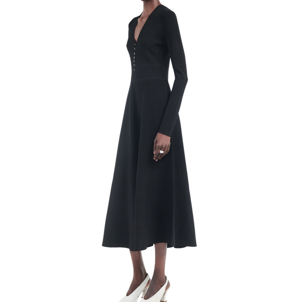 Button Front Dress