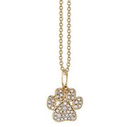 Pave Paw Charm