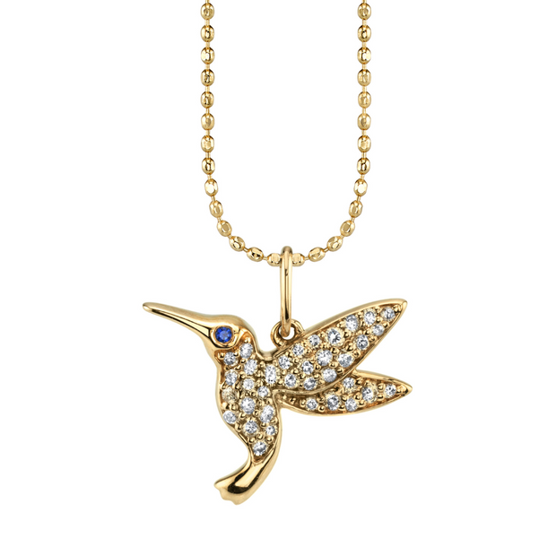 Large Hummingbird Charm