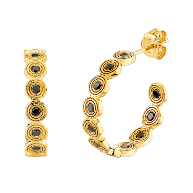 Circle Fluted Hoops