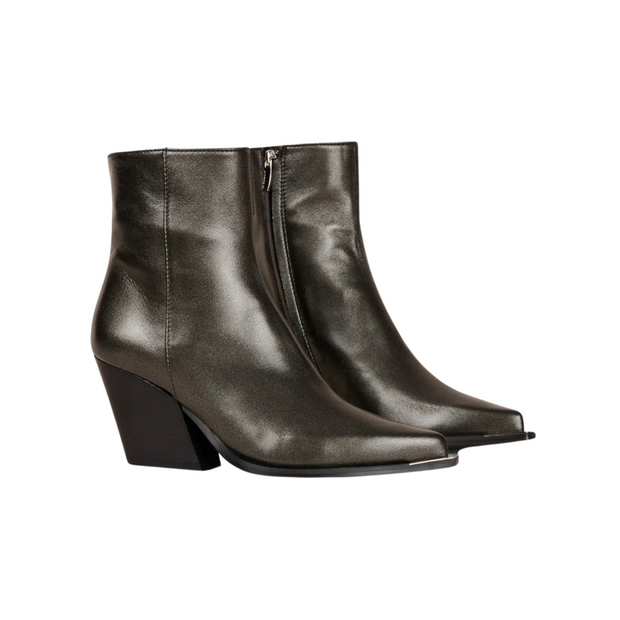 Metallic Ankle Boot