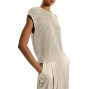 Silk Yarn Sweater Vest