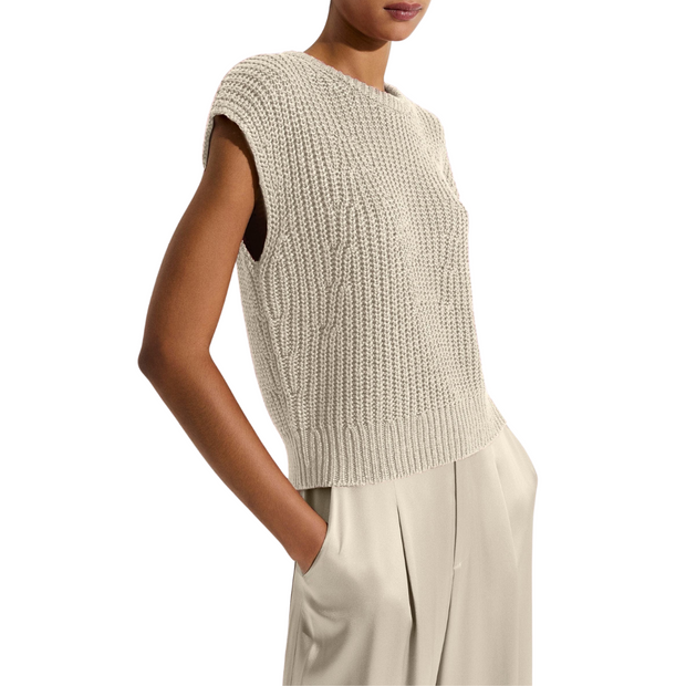 Silk Yarn Sweater Vest