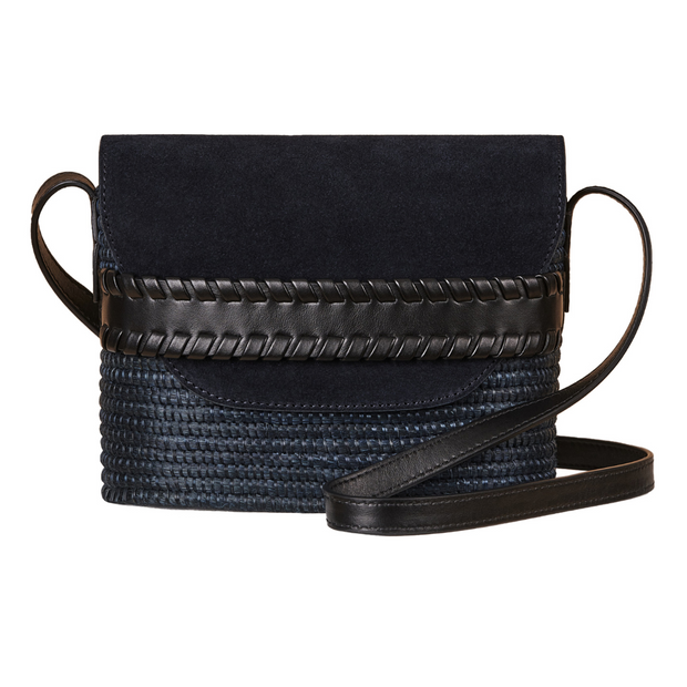Midnight Suede Crossbody