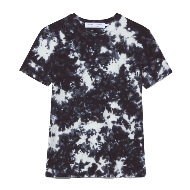 Black/White Tie Dye T-Shirt