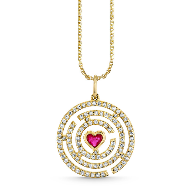 Love Labyrinth Charm