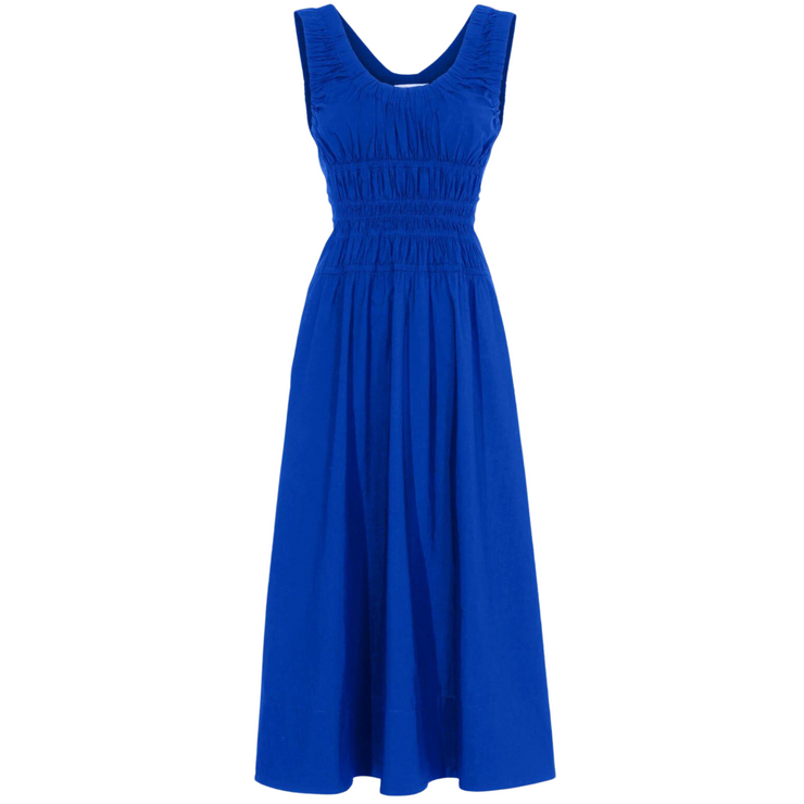 Poplin Gathered Dress