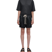 Drawstring Pleat Front Short