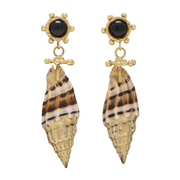 LEIRO SHELL DROP EARRING