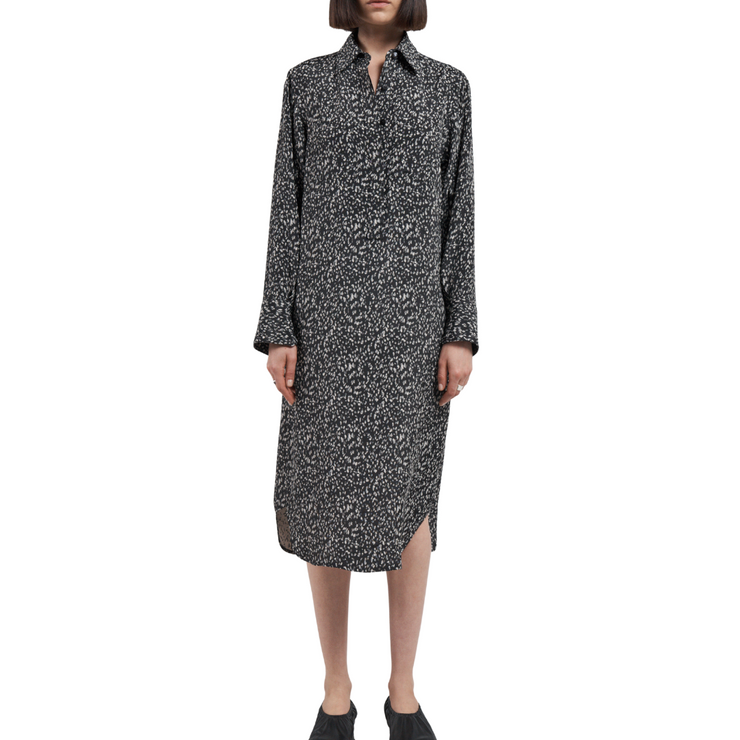 Split Sleeve Shirt Dress
