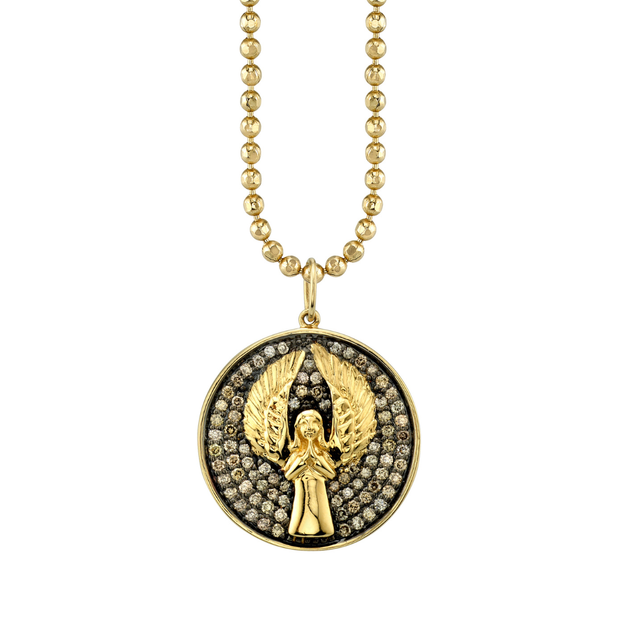 Angel Medallion Charm