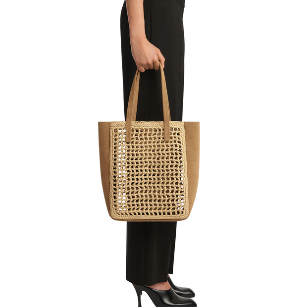 Small Zoe Raffia Tote