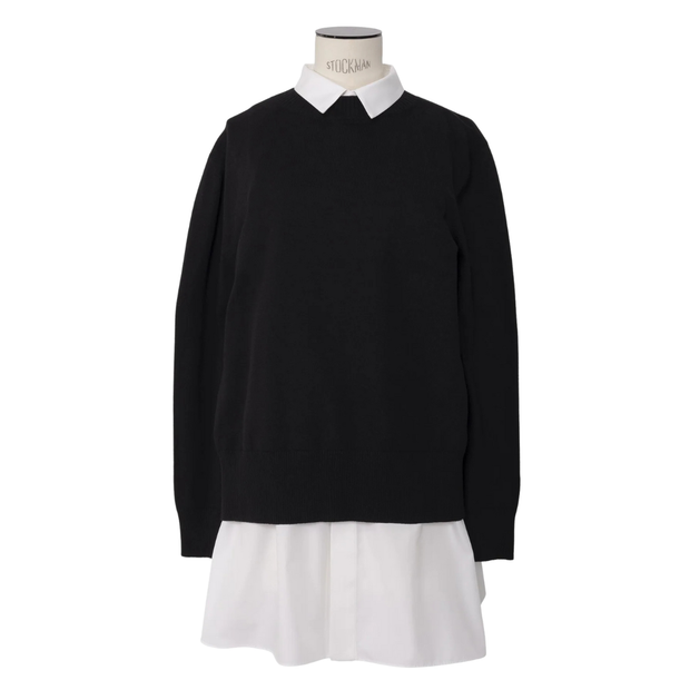 Black & White Knit Dress