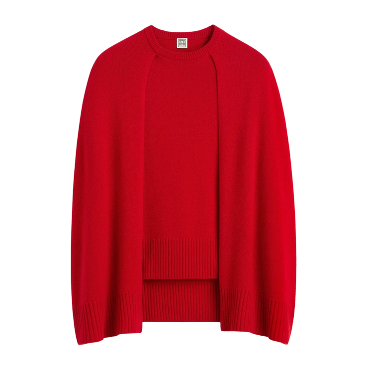 Poppy Cashmere Cape Knit