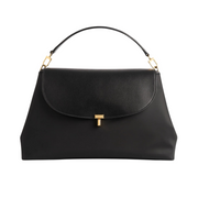 Black T-Lock Nylon Satchel