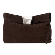 Suede Cuff Clutch