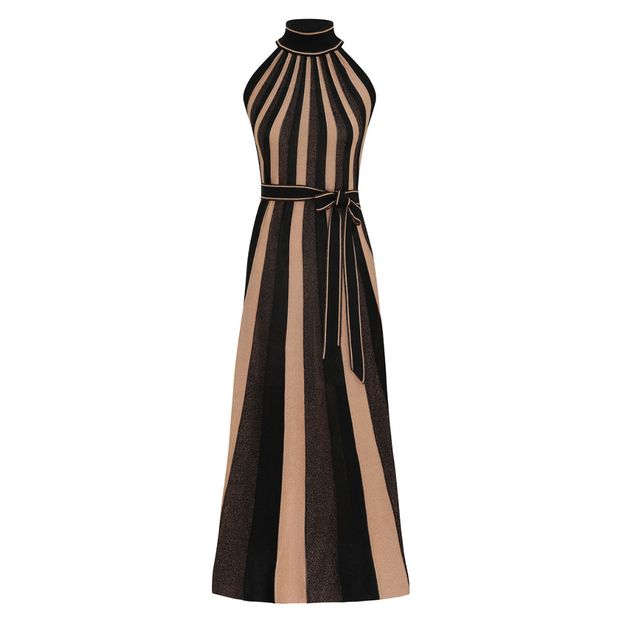 Hypnotic Halter Midi Dress