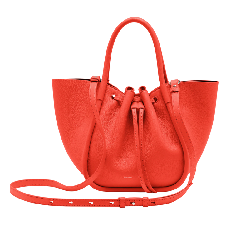 Vermillion Small Ruched Tote
