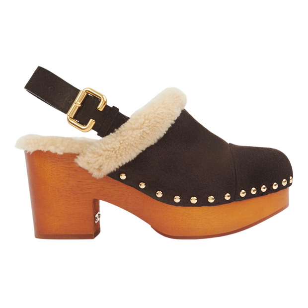 Jeanette Shearling Clog