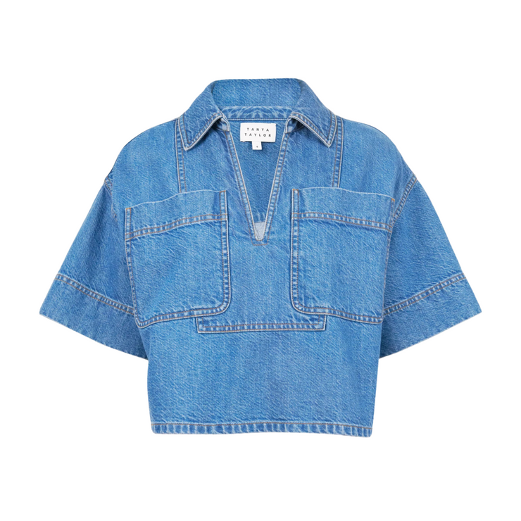 Indigo Blue Jade Top