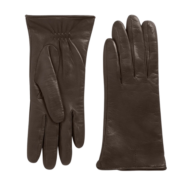Brown Leather Gloves