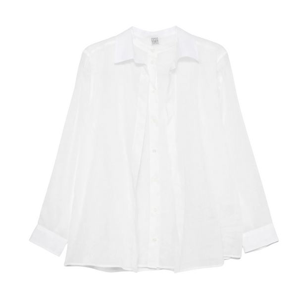 Ramie Double Collar Shirt