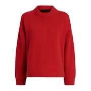 RED RUTHI CHUNKY KNIT