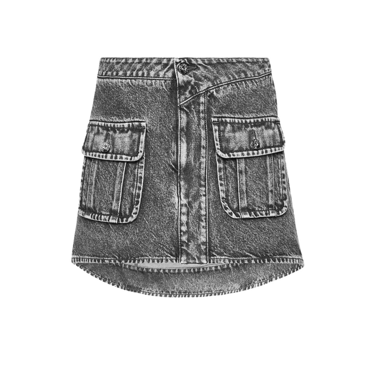 Patch Pocket Mini Skirt