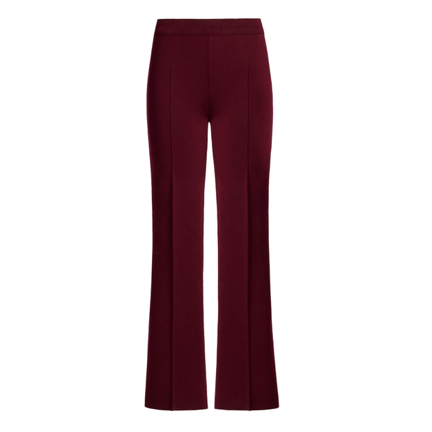 Merino Kick Pant in Wine