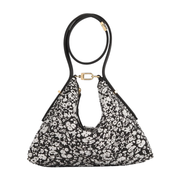 Bevel Floral Wristlet