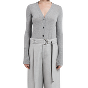 Heather Grey Slim Cardigan