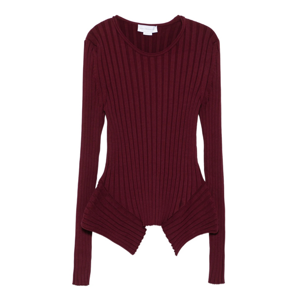 Bordeaux Knit Top