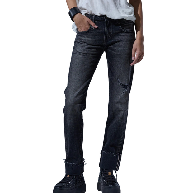 Cinder Selvedge Cuff Boy Straight