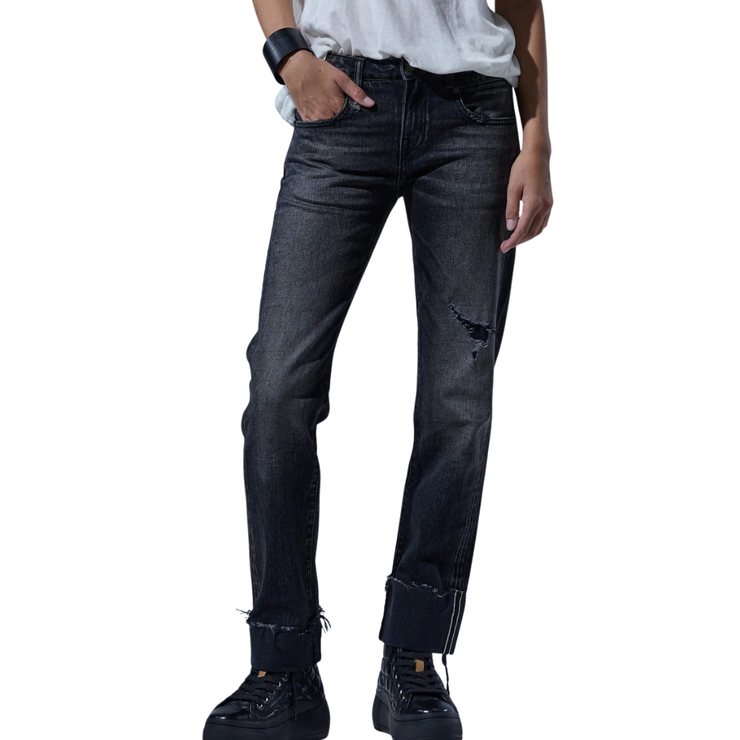 Cinder Selvedge Cuff Boy Straight