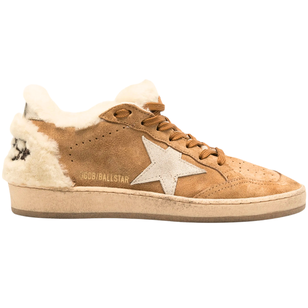 Shearling & Suede Ball Star
