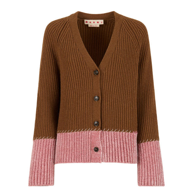 LS Bicolor Cardigan