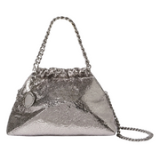 Metallic Crack Falabella Bag