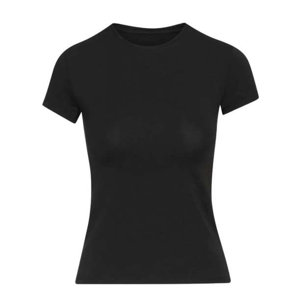 Black Pima Baby Tee