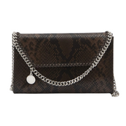 Snake Print Foldover Wallet on Chain