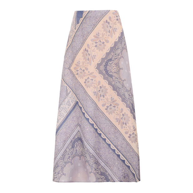 Blue Bandana Skirt