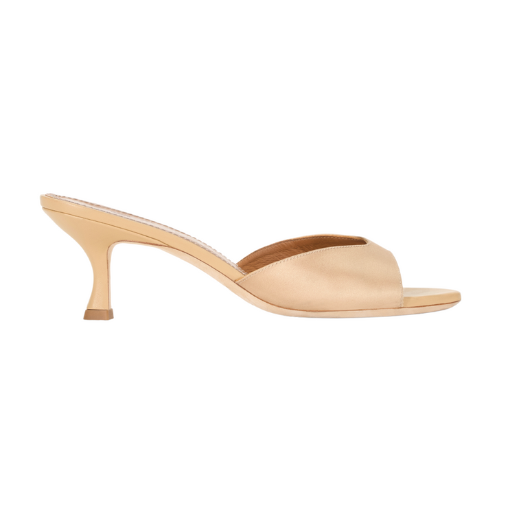 Satin Brigitte Mule