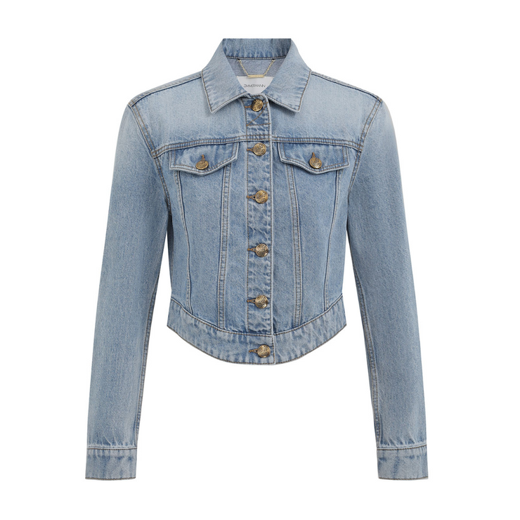 Lucky Fitted Denim Jacket