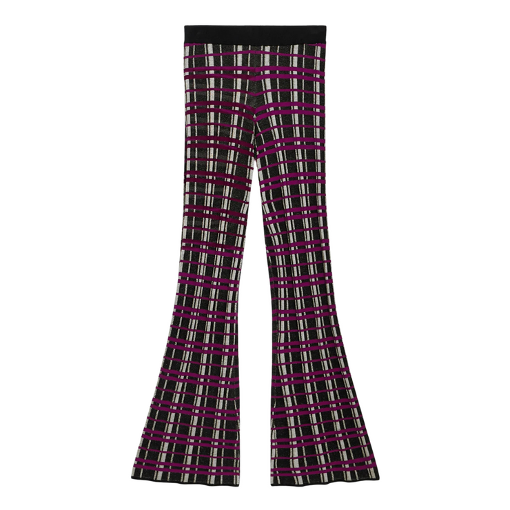 Plaid Flare Pant