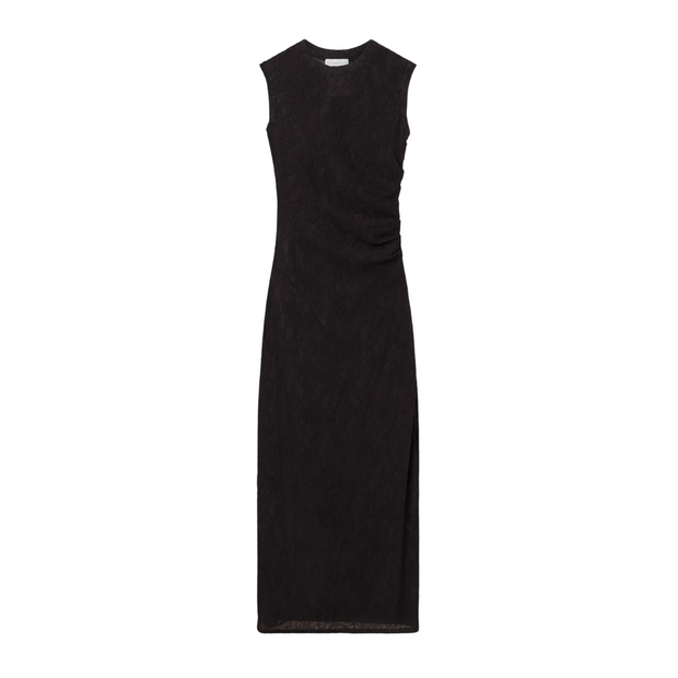 Mesh Lace Midi Dress