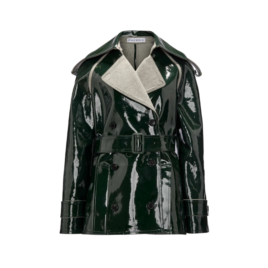 ジャケット・アウター 5way trench coat Viscose Blend Belted Trench Coat アウター トレンチコート